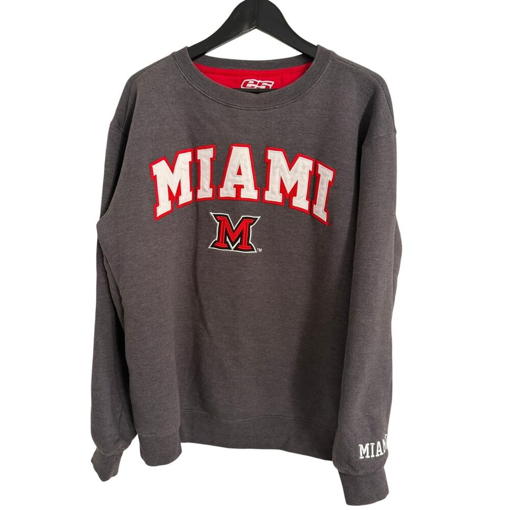 University of Miami Ohio Redhawks Crewneck Sweatshirt Size M
